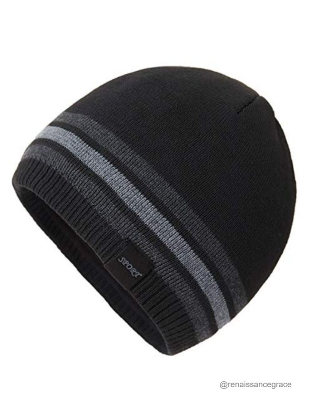 Knit Beanie Hat Winter Skull Cap Fleece Lined